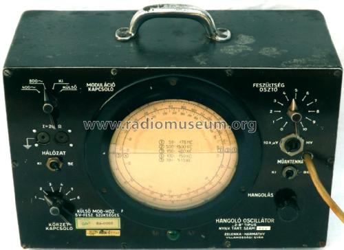 Signal Generator Zenith 2-B; Zelenka Cég ZL; (ID = 1879858) Equipment