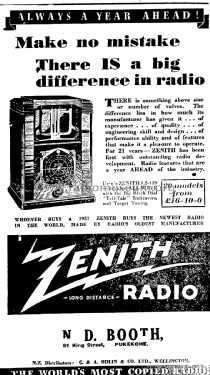 8-S-129; Zenith Brand, C & A (ID = 2947435) Radio