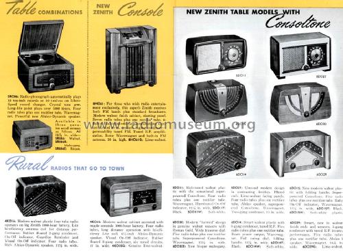 5D011 Consoltone Ch= 5C01; Zenith Radio Corp.; (ID = 1675746) Radio