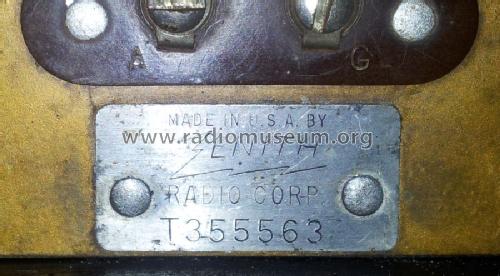 6S624CT Ch= 6B16CT; Zenith Radio Corp.; (ID = 1486871) Radio