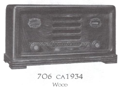 706 Ch= 2052; Zenith Radio Corp.; (ID = 1503050) Radio