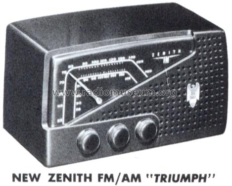 7H822Z Triumph Ch= 7E02Z; Zenith Radio Corp.; (ID = 1675613) Radio