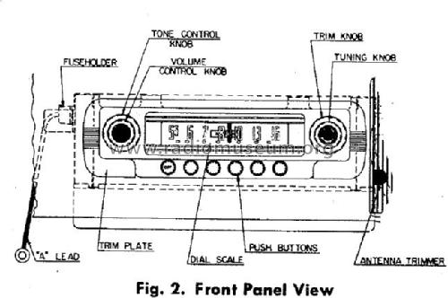 8MM890 Ch=8E90 Lincoln-Mercury; Zenith Radio Corp.; (ID = 307849) Car Radio