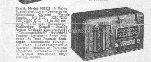 9-S-1429 Ch= 5910AT-BT; Zenith Radio Corp.; (ID = 2848020) Radio