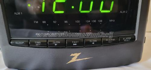 AM/FM Dual Alarm Clock Radio Z124B; Zenith Radio Corp.; (ID = 2850985) Radio