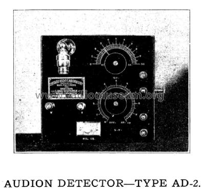 Audion Detector Cabinet Type AD-2; Zenith Radio Corp.; (ID = 1377416) mod-pre26