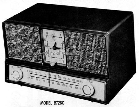 B728C Ch= 7A03; Zenith Radio Corp.; (ID = 708144) Radio