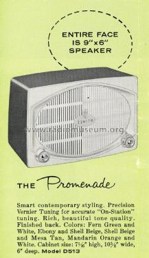 D513F 'The Promenade' Ch= 5D01; Zenith Radio Corp.; (ID = 2081349) Radio