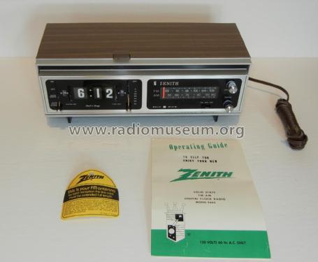 Solid State FM-AM Digital Clock Radio E465W; Zenith Radio Corp.; (ID = 2875701) Radio