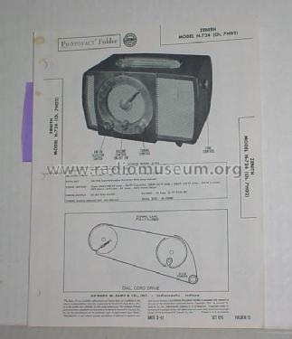 H724 - The Super-Triumph Ch= 7H02; Zenith Radio Corp.; (ID = 118858) Radio