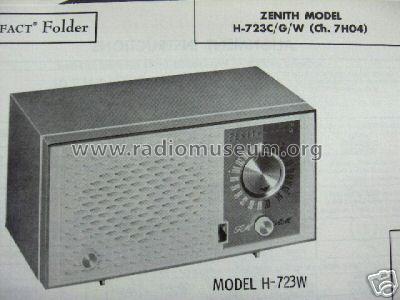 H-723G Ch= 7H04; Zenith Radio Corp.; (ID = 570375) Radio