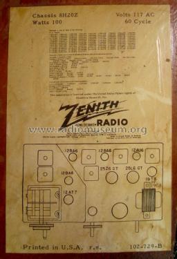 J880R 'Waldorf' Ch= 8H20Z, Cobra-Matic; Zenith Radio Corp.; (ID = 2117459) Radio