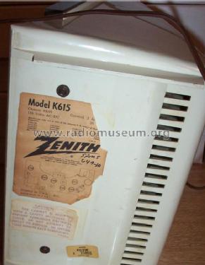 K615W Ch= 6K05; Zenith Radio Corp.; (ID = 213483) Radio