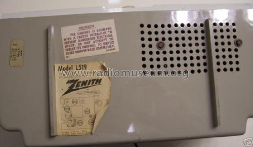 L519G Ch= 5L07; Zenith Radio Corp.; (ID = 218277) Radio