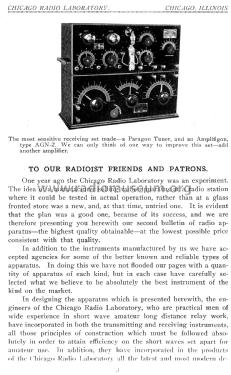 Long Distance Radio Apparatus Bulletin J-20; Zenith Radio Corp.; (ID = 2198196) Paper