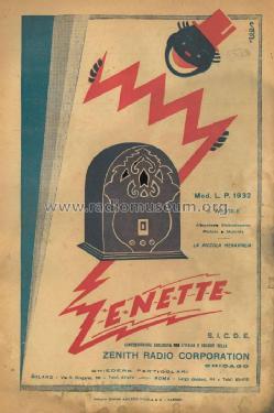 LP Zenette Ch= 2009-C-P; Zenith Radio Corp.; (ID = 2907450) Radio