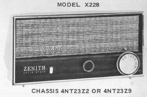 N855W Ch= 4NT23Z2; Zenith Radio Corp.; (ID = 1238318) Radio