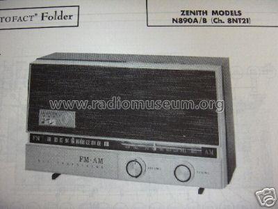 N890 Ch= 8NT21; Zenith Radio Corp.; (ID = 413352) Radio