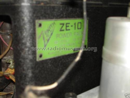 Power Supply ZE-10; Zenith Radio Corp.; (ID = 3001245) Power-S