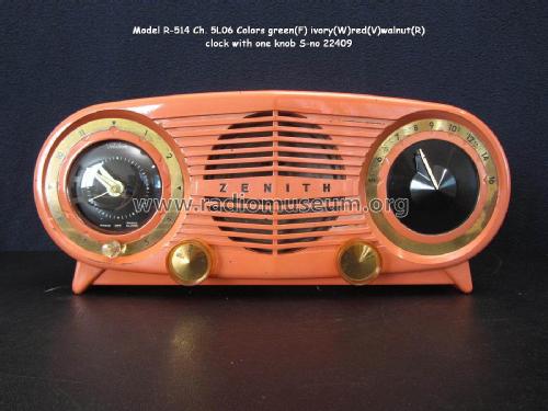 R514V Ch= 5L06; Zenith Radio Corp.; (ID = 2445654) Radio