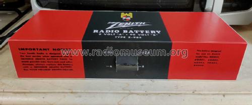 Radio Battery Z-985; Zenith Radio Corp.; (ID = 2698623) Aliment.