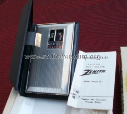 Royal 16 Billfold R16Y1 ; Zenith Radio Corp.; (ID = 764374) Radio