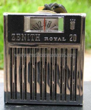 Royal 20-G Vest Pocket Radio Ch= 8NT-47-Z9; Zenith Radio Corp.; (ID = 255256) Radio