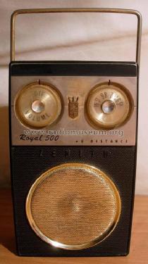 Royal 500E Ch= 8CT40Z7; Zenith Radio Corp.; (ID = 559077) Radio