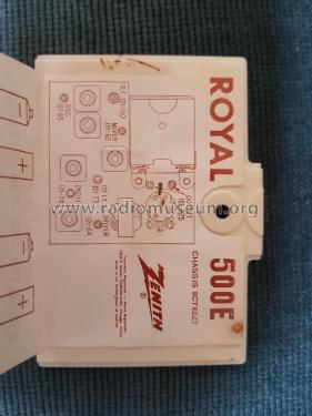 Royal 500E Ch= 8CT40Z7; Zenith Radio Corp.; (ID = 2635232) Radio