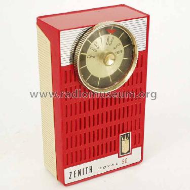 Royal 50VH Shirt Pocket Radio Ch=6GT40Z1, 6GT40Z2; Zenith Radio Corp.; (ID = 157986) Radio