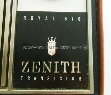 Royal 670 L Ch= 6KT41Z1; Zenith Radio Corp.; (ID = 1207333) Radio