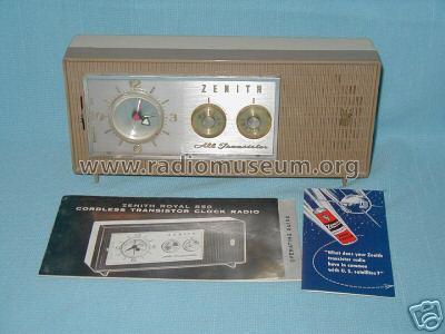 Royal 850 Ch=7AT47; Zenith Radio Corp.; (ID = 136317) Radio