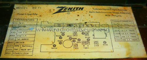 Royal E71 ; Zenith Radio Corp.; (ID = 1904976) Radio