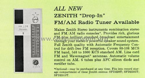 SFD2515T Ch= 2D30 Ch= 7D30; Zenith Radio Corp.; (ID = 2032328) R-Player