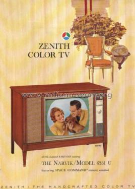 6231EU The Narvik 25MC30; Zenith Radio Corp.; (ID = 1052893) Television