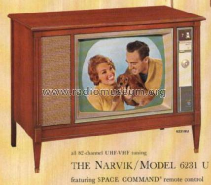 6231HU The Narvik 25MC30; Zenith Radio Corp.; (ID = 1052890) Television