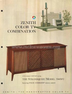 7300WU The Strandquist ; Zenith Radio Corp.; (ID = 976205) TV Radio