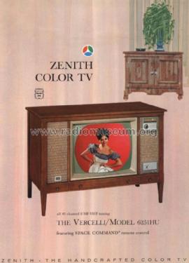 6251HU The Vercelli ; Zenith Radio Corp.; (ID = 1052883) Television