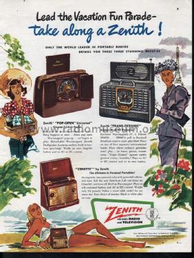 Trans-Oceanic 8G005YTZ1 Ch= 8C40TZ1; Zenith Radio Corp.; (ID = 1589539) Radio