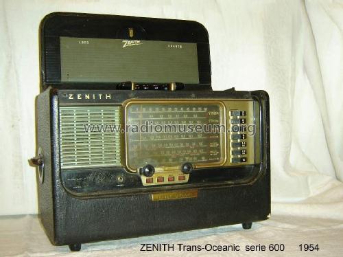 Trans-Oceanic B600 Ch=6A40; Zenith Radio Corp.; (ID = 1371391) Radio