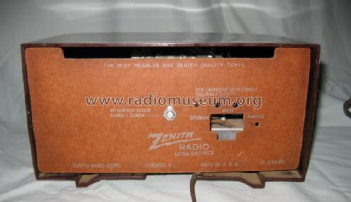 X509R ; Zenith Radio Corp.; (ID = 141489) Radio