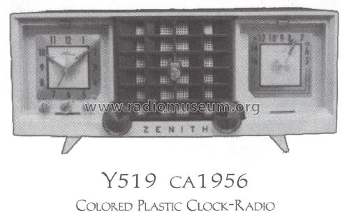 Y519 Ch= 5X07; Zenith Radio Corp.; (ID = 1502437) Radio