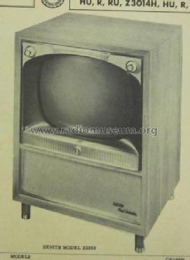 Z2359RZ Ch= 22Z30; Zenith Radio Corp.; (ID = 2543582) Television