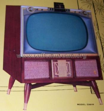 Z3001RU Ch= 17Z22QU; Zenith Radio Corp.; (ID = 1996088) Television