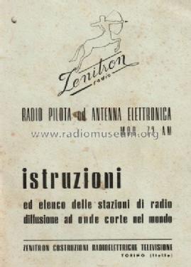 Radio Pilota Antenna Elettronica 72/A.M.; Zenitron; Torino (ID = 1155510) Ampl. HF