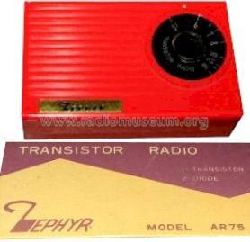 Transistor Radio 1TR AR-75; Zephyr Co., Ltd.; (ID = 408496) Radio