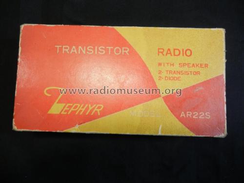 2 Transistor Radio AR22S; Zephyr Co., Ltd.; (ID = 3030182) Radio