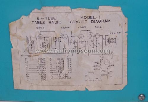 5 Tube Table Radio 1; Zephyr Co., Ltd.; (ID = 1382730) Radio