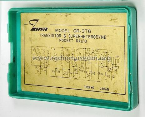 Six Transistor GR-3T6; Zephyr Co., Ltd.; (ID = 2816198) Radio