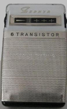 6 Transistor Radio ZR-740; Zephyr Co., Ltd.; (ID = 1084695) Radio